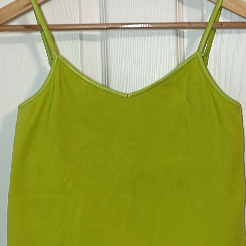 Vintage Lilly Pulitzer Lime Green Cami, Medium - Picture 2 of 5